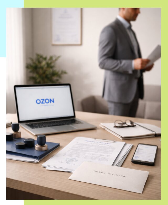 Отказное письмо для Ozon в Луховицах от 3621 р. | Сертэкс